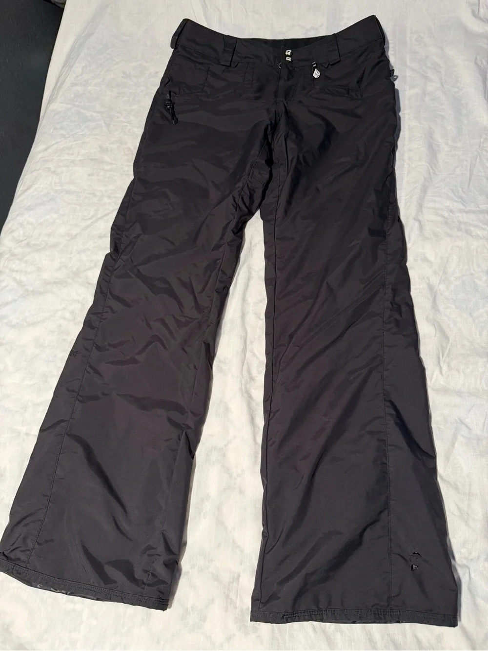 Volcom Vintage Vico Snowboard Pants Mens Size S Nimbus 8K Y2K black